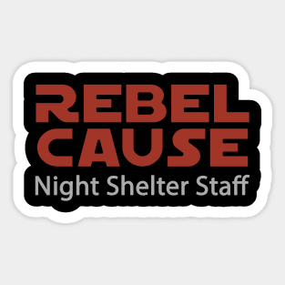 Night shelter Sticker
